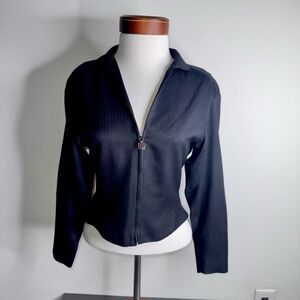 1990's Gianni Versace Couture Black Lightweight Blazer/ Jacket